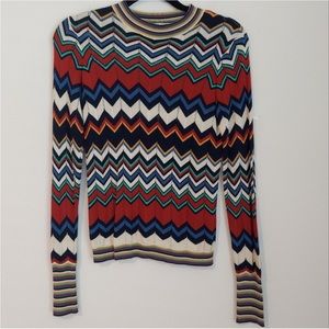 Retro look Cover Story Ziggy Long Sleeve Light Sweater